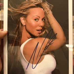 Mariah Carey hand signed (Rp) ✍🏼